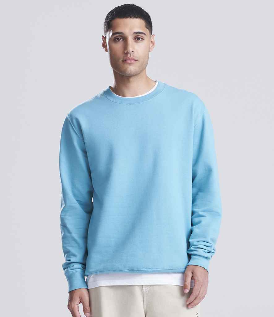 Plain sweatshirt with a soft fleece finish